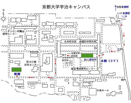 宇治キャンパス地図